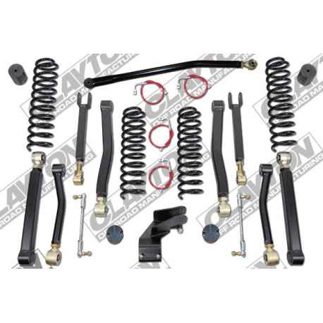 3,5" CLAYTON OFF ROAD PREMIUM LIFT KIT SUSPENSION - JK